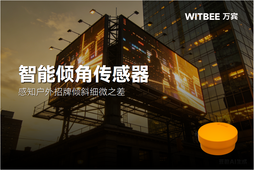 智能倾角传感器:感知户外招牌倾斜细微之差