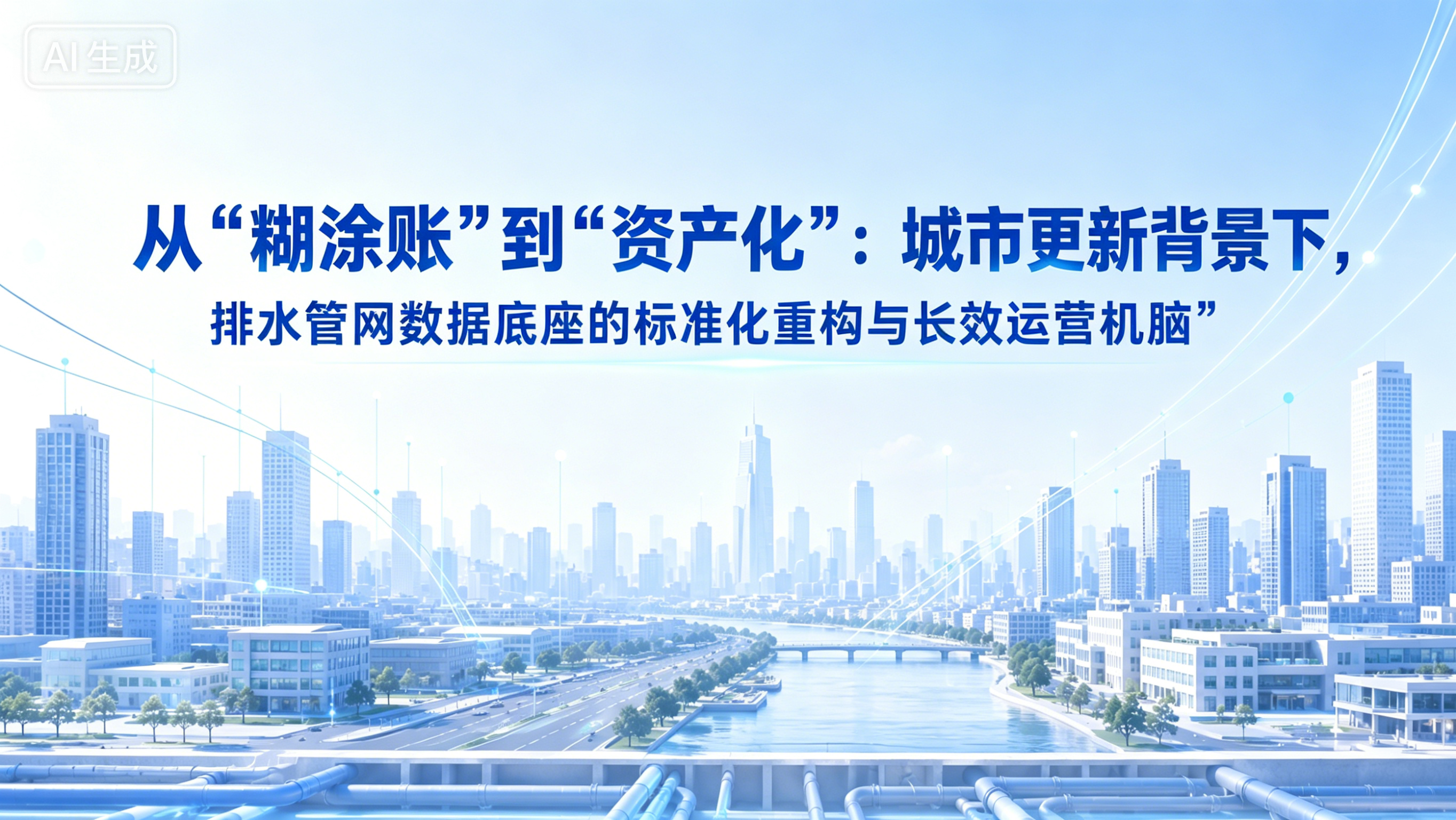 城市更新背景下,排水管网数据底座的标准化重构与长效运营机制
