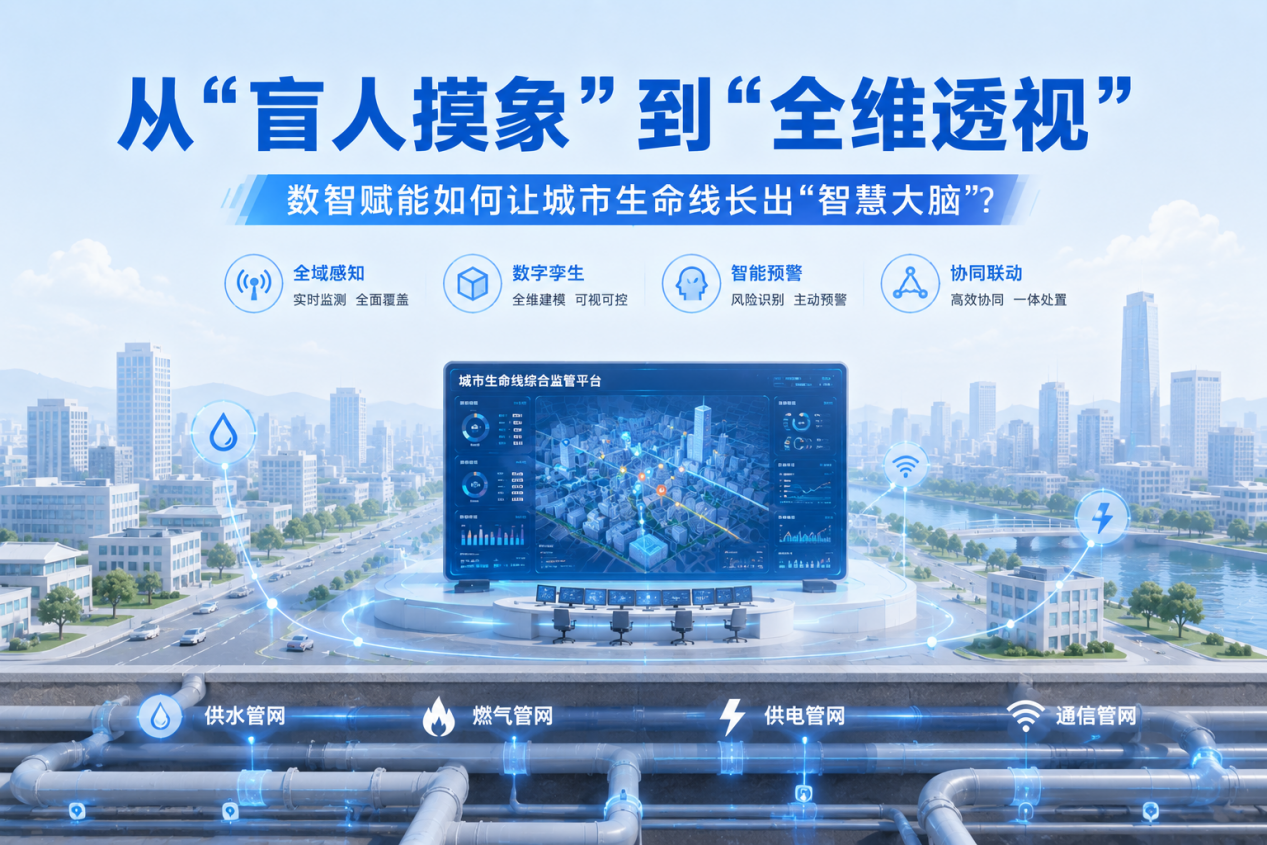 从“盲人摸象”到“全维透视”:数智赋能如何让城市生命线长出“智慧大脑”?
