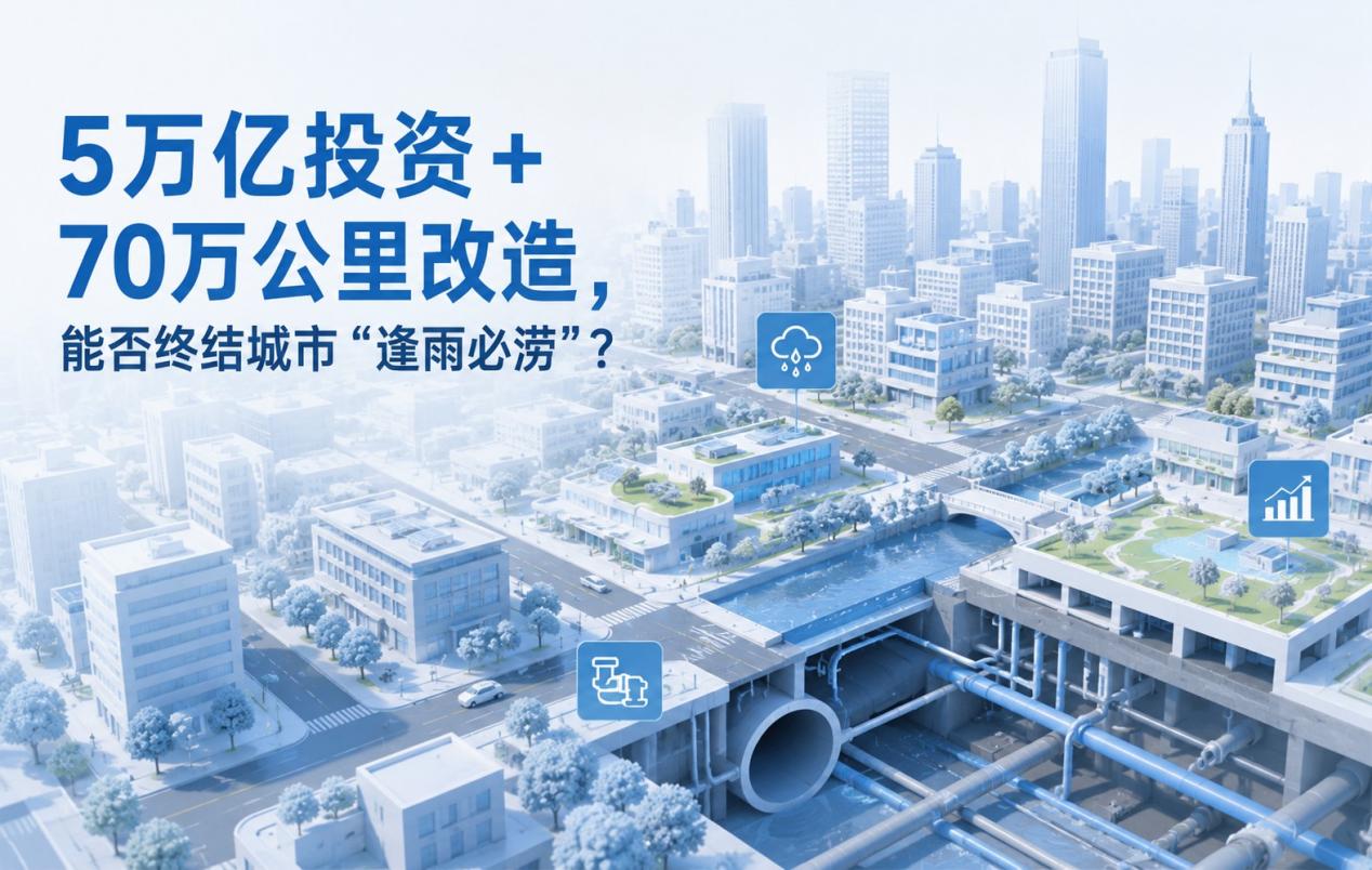 5万亿投资+70万公里改造,能否终结城市“逢雨必涝”? (2)