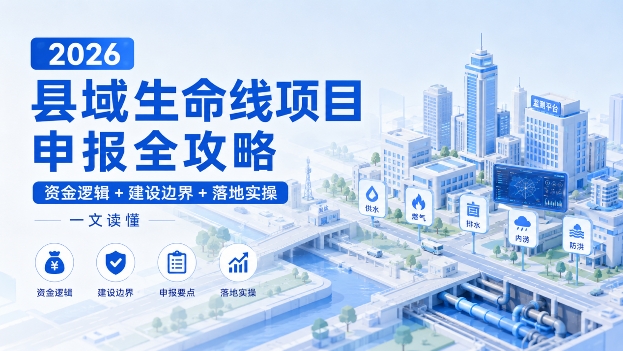 2026县域生命线项目申报全攻略:资金逻辑+建设边界+落地实操一文读懂4