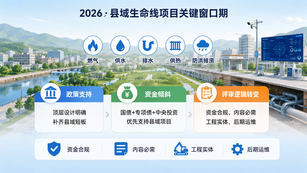2026县域生命线项目申报全攻略:资金逻辑+建设边界+落地实操一文读懂