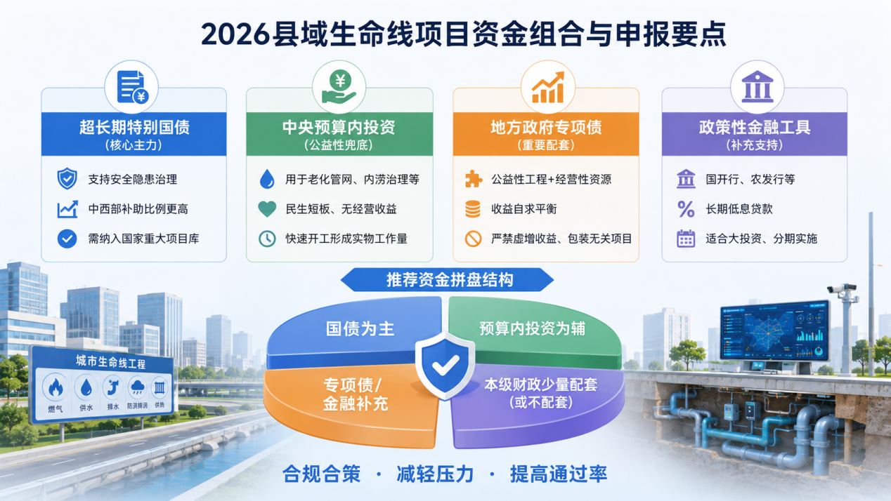 2026县域生命线项目申报全攻略:资金逻辑+建设边界+落地实操一文读懂2