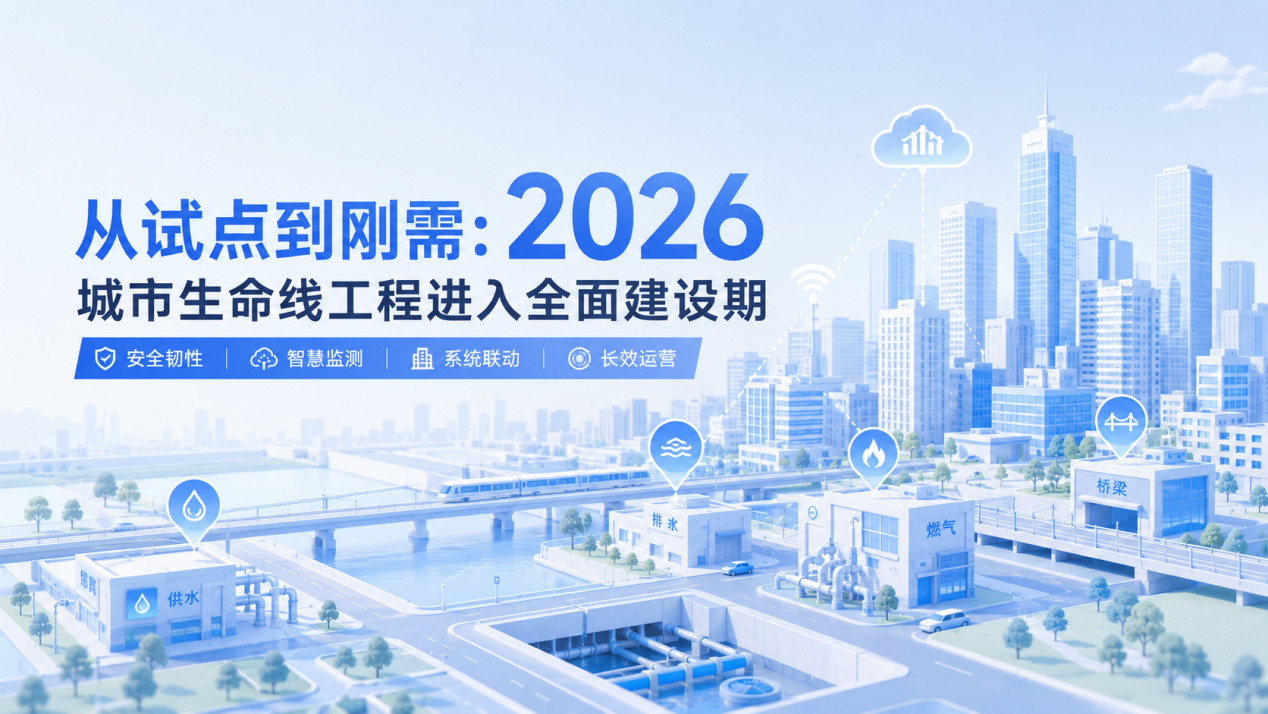 从试点到刚需:2026城市生命线工程进入全面建设期