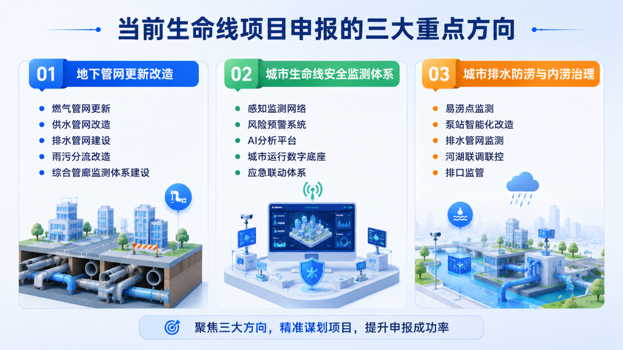 十五五城市生命线建设路线图:哪些项目最容易获得资金支持?3