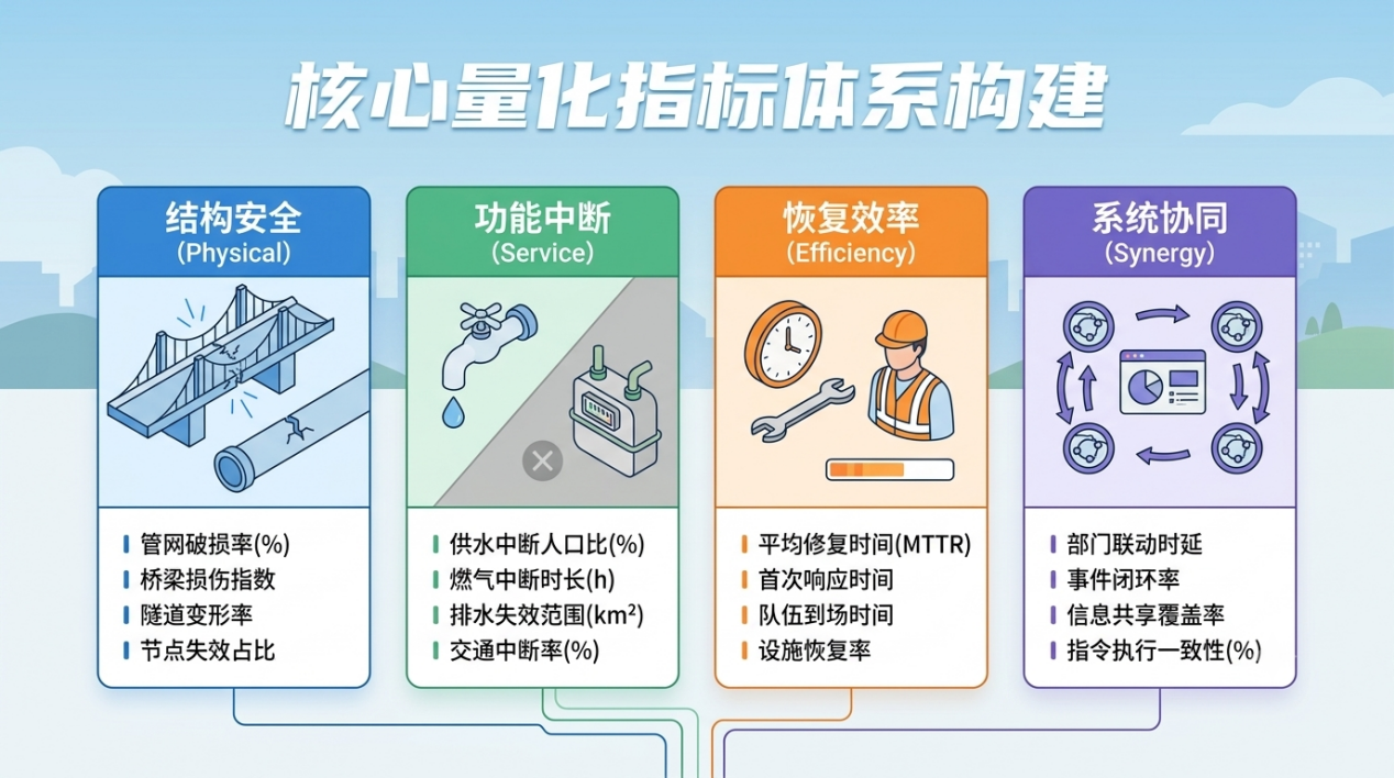 一文读懂如何评估城市生命线工程在极端灾害下的韧性表现,及其量化指标体系3