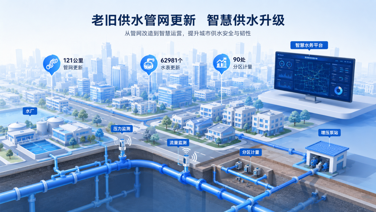 1.58亿元!南雄城区121公里供水管网改造项目商机分析 (2)