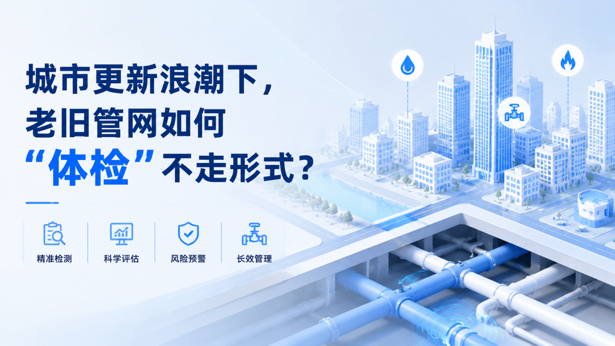 城市更新浪潮下,老旧管网如何“体检”不走形式