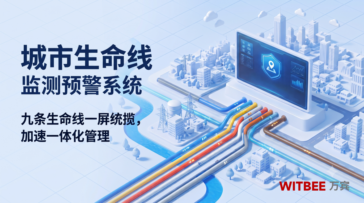 城市生命线监测预警系统:九条生命线一屏统揽,加速一体化管理落地
