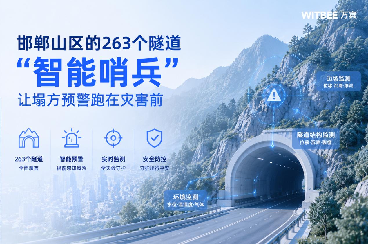 邯郸山区的263个隧道智能哨兵,让塌方预警跑在灾害前