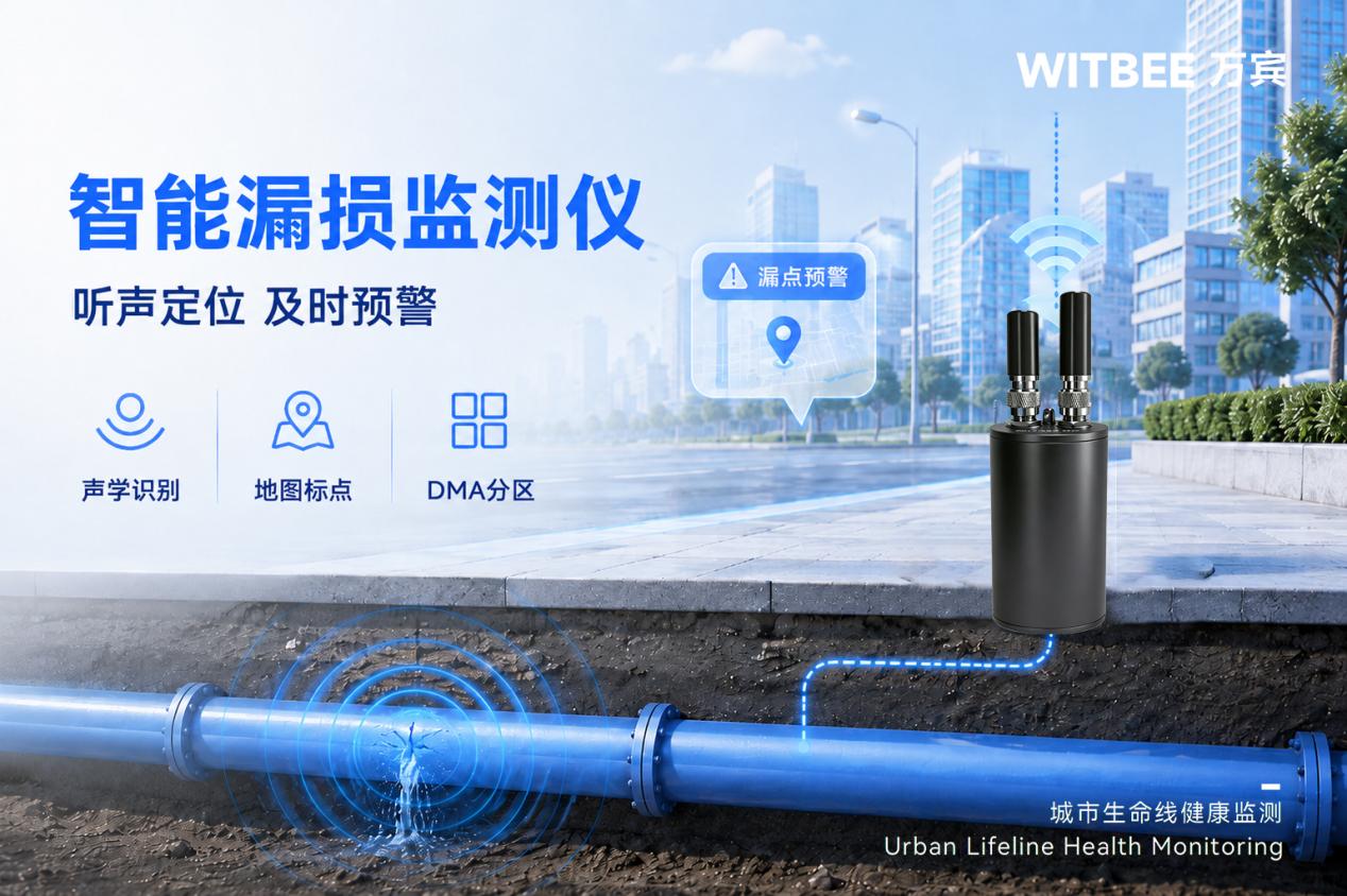供水管网暗漏怎么查?智能漏损监测仪-24-小时听音定位