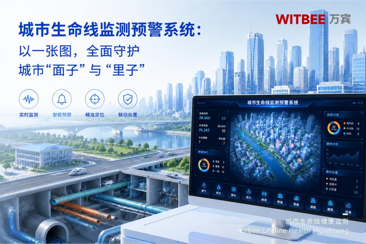 城市生命线监测预警系统:以一张图,全面守护城市“面子”与“里子”