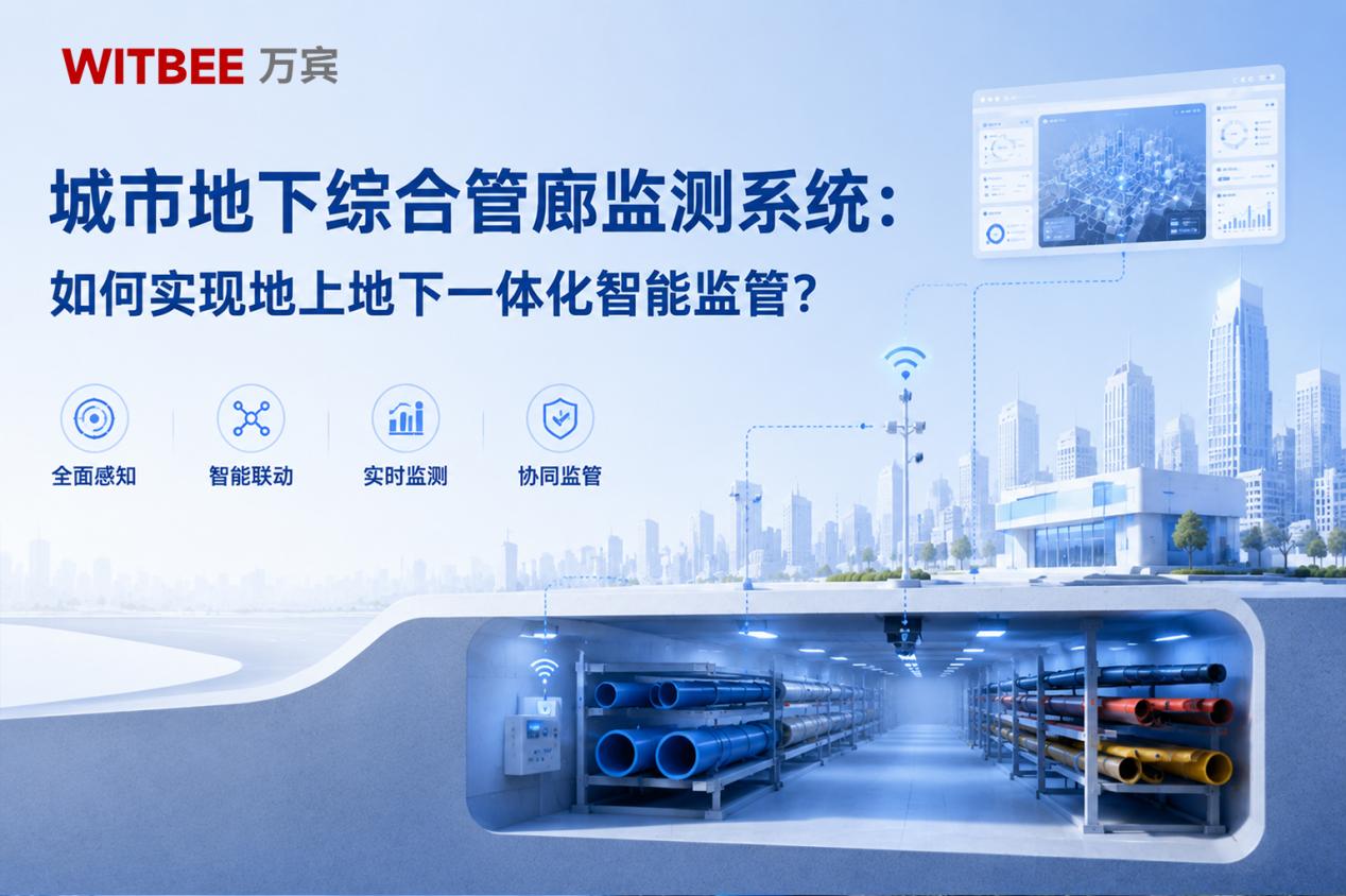 城市地下综合管廊监测系统:如何实现地上地下一体化智能监管?