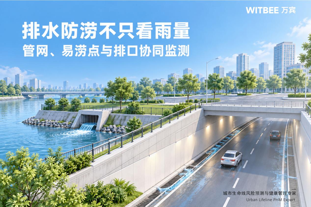 排水防涝不只看雨量:管网、易涝点与排口协同监测