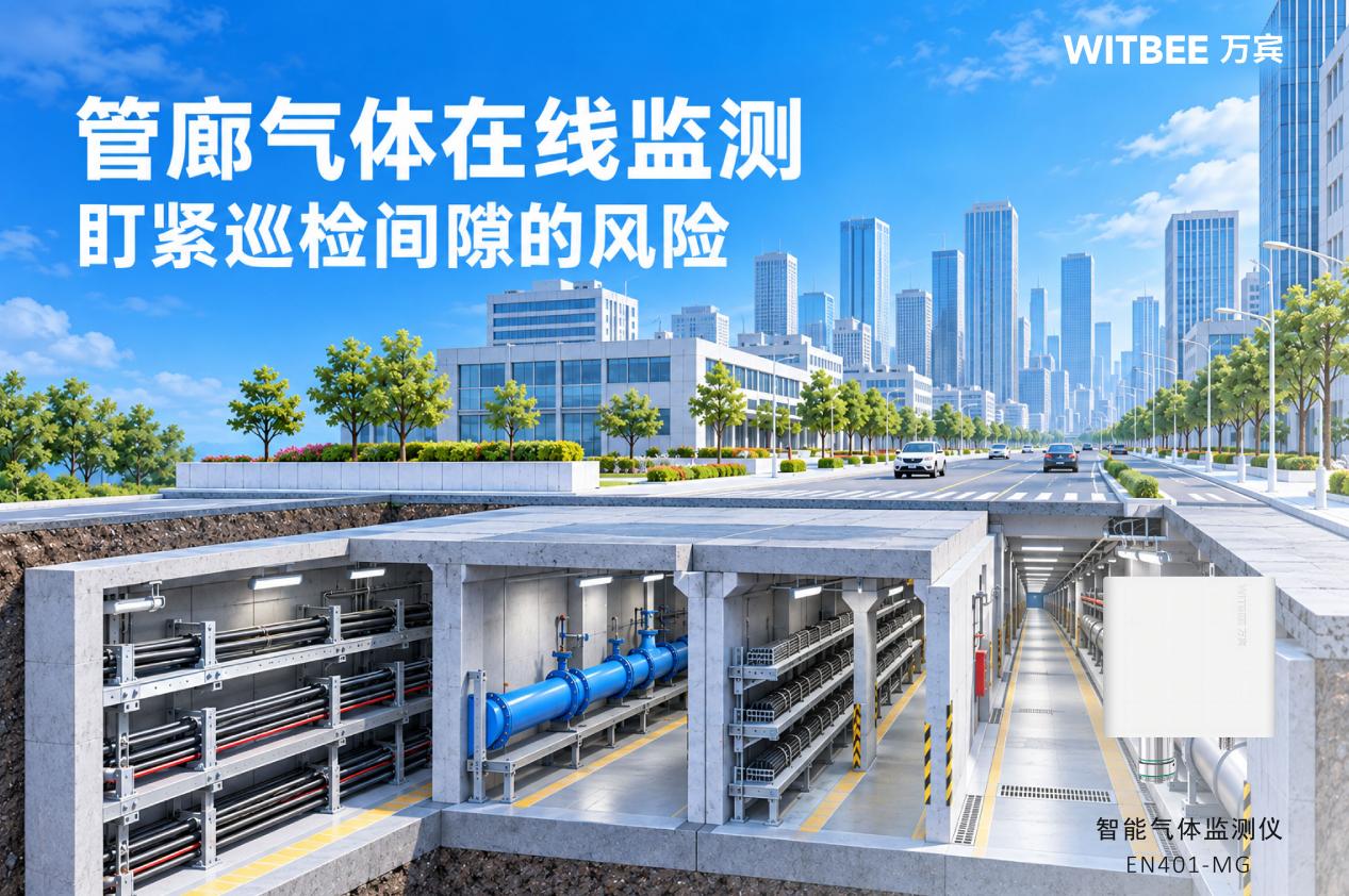 管廊气体在线监测:盯紧巡检间隙的风险