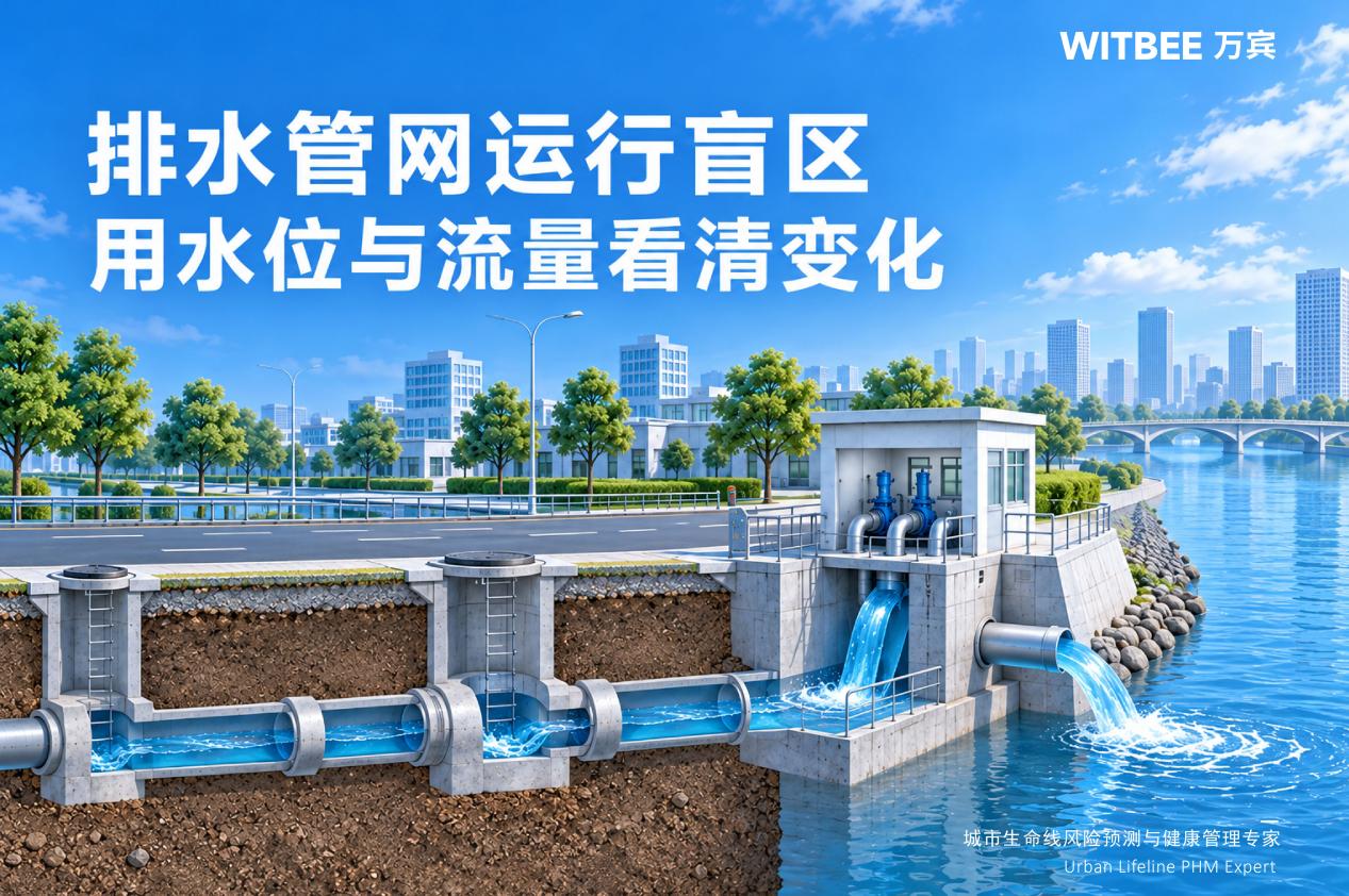 排水管网运行盲区,用水位与流量看清变化