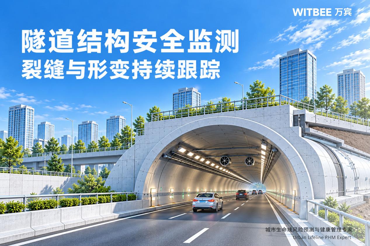 隧道结构安全监测:裂缝与形变持续跟踪