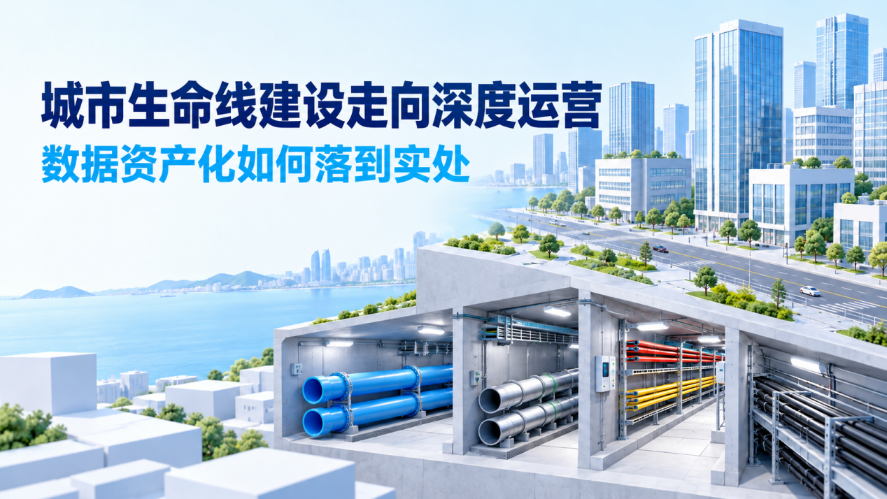 城市生命线建设走向深度运营,数据资产化如何落到实处