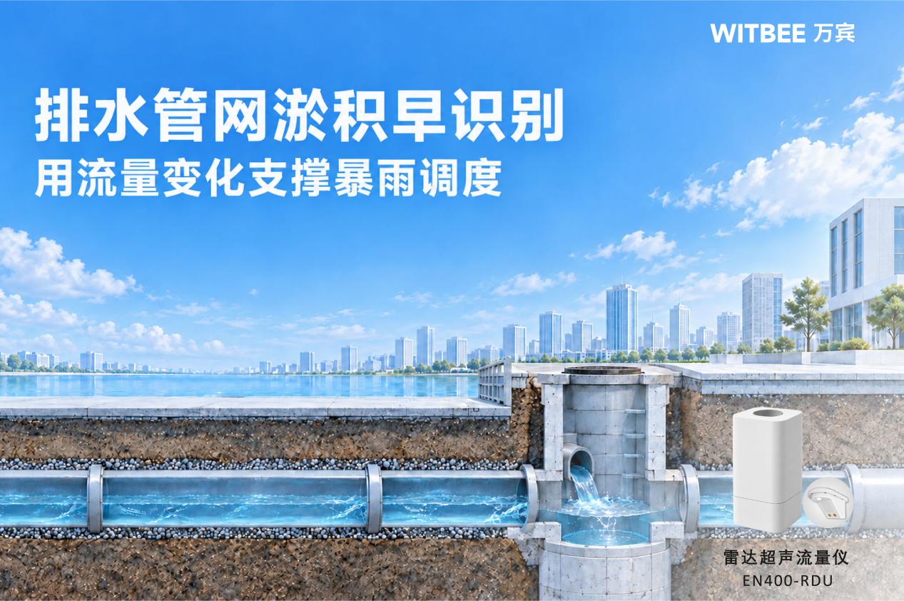 排水管网淤积早识别,用流量变化支撑暴雨调度