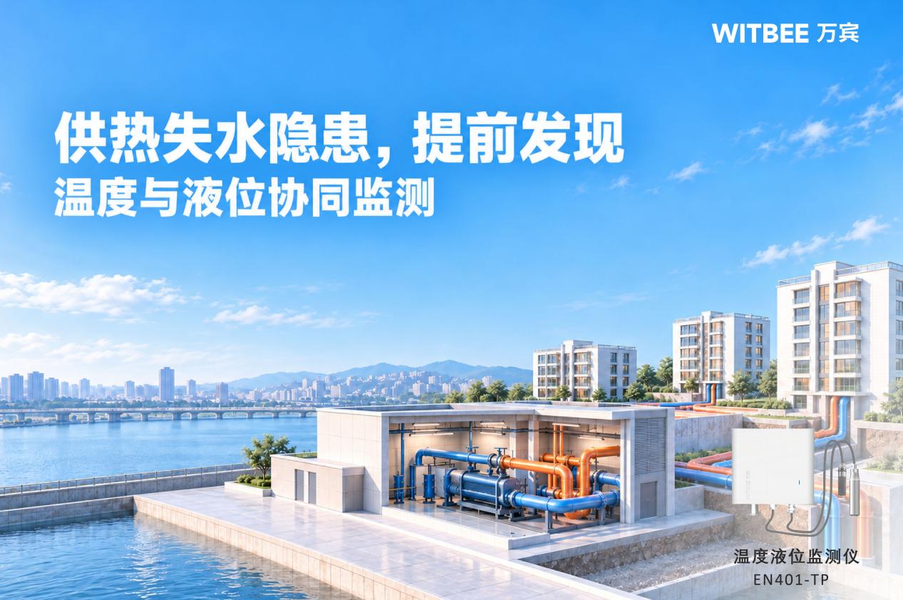 供热失水隐患,提前发现温度与液位协同监测