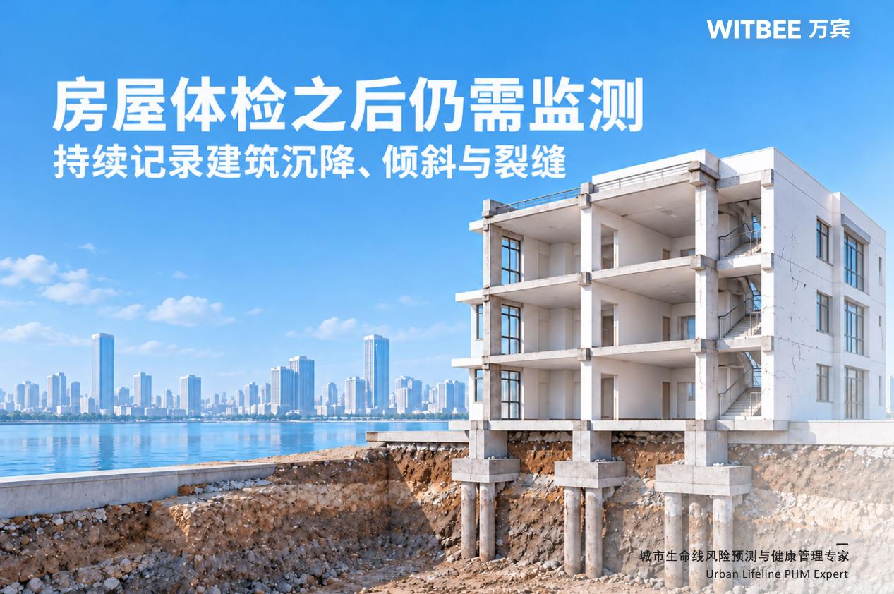 房屋体检之后仍需监测:持续记录建筑沉降、倾斜与裂缝